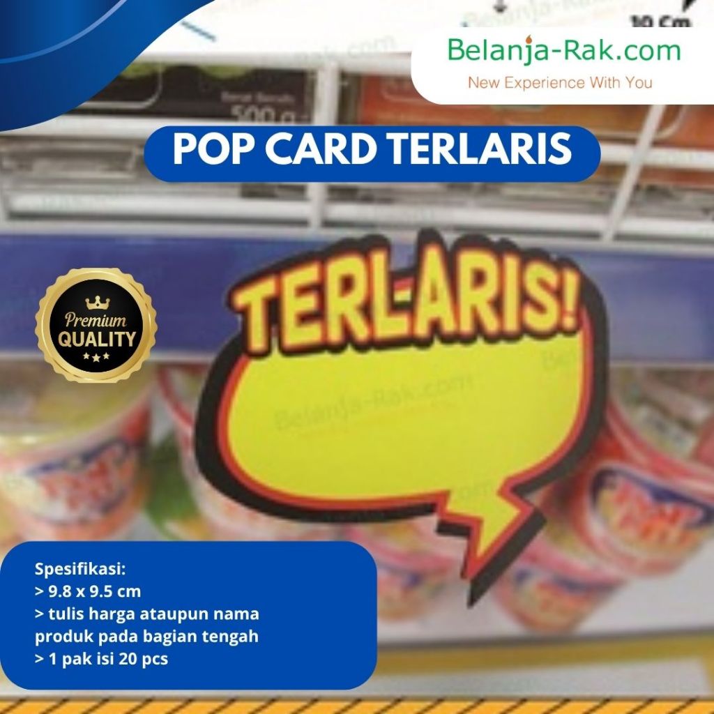 

Pop Card TERLARIS kertas promo