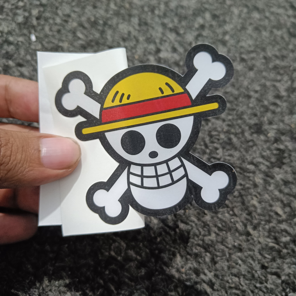 

STIKER ONE PIECE MUGIWARA / TOPI JERAMI