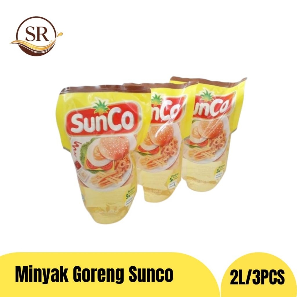 

Minyak goreng sunco 2L isi 3 Pouch