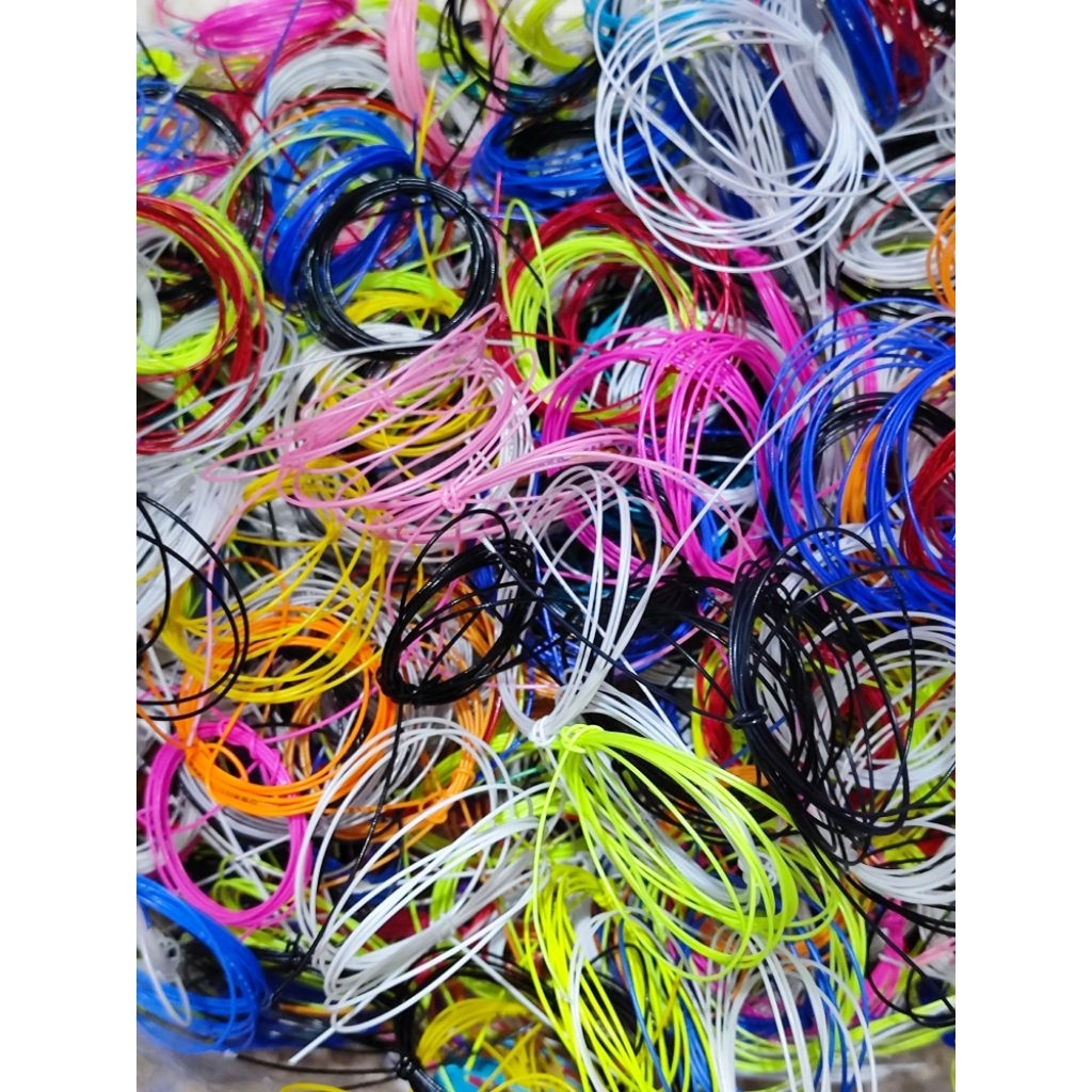 Senar sisa bulutangkis/bisa buat ukulele/sol sepatu/Senar bekas Bulutangkis Ori