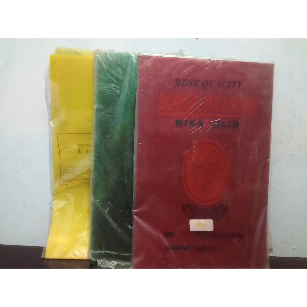 

Mika Jilid Transparan / Mika laminating Ukuran F4