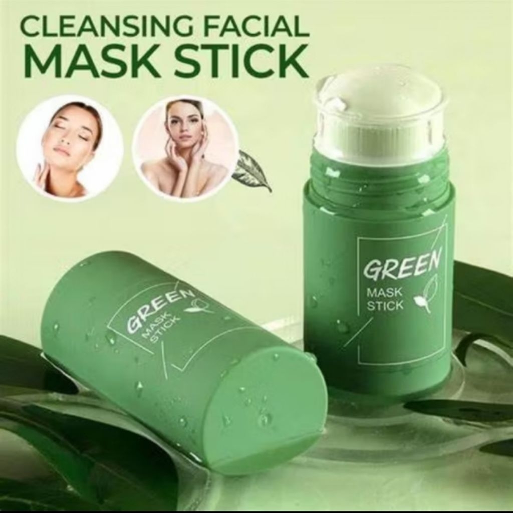 Meidian Green Tea Mask / Median Green Stick Mask / Meidian Cleaning Clay Stick Mask ( COD )