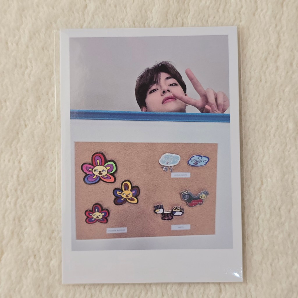 BTS V Taehyung Artist Made Brooch Set Polaroid Only