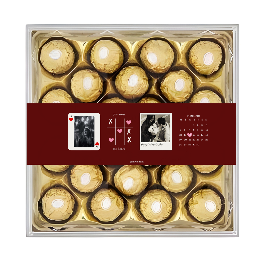 

Ferrero Rocher ISI 24 HADIAH COKLAT + Paper Sleeve Custom / Non-Custom. VALENTINE / ANNIVERSARY/ BIRTHDAY / WISUDA / GRADUATION / ULANG TAHUN