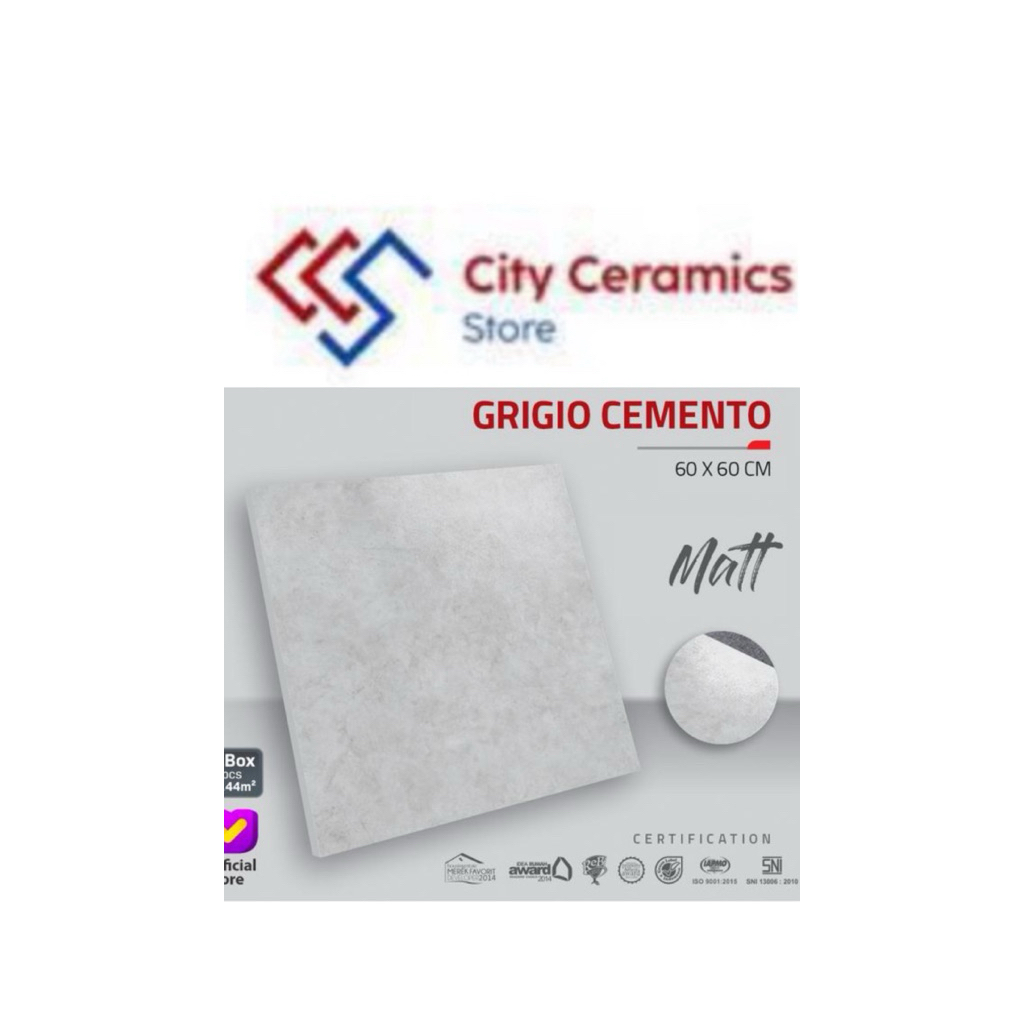 INDOGRESS GRIGIO CEMENTO 60x60