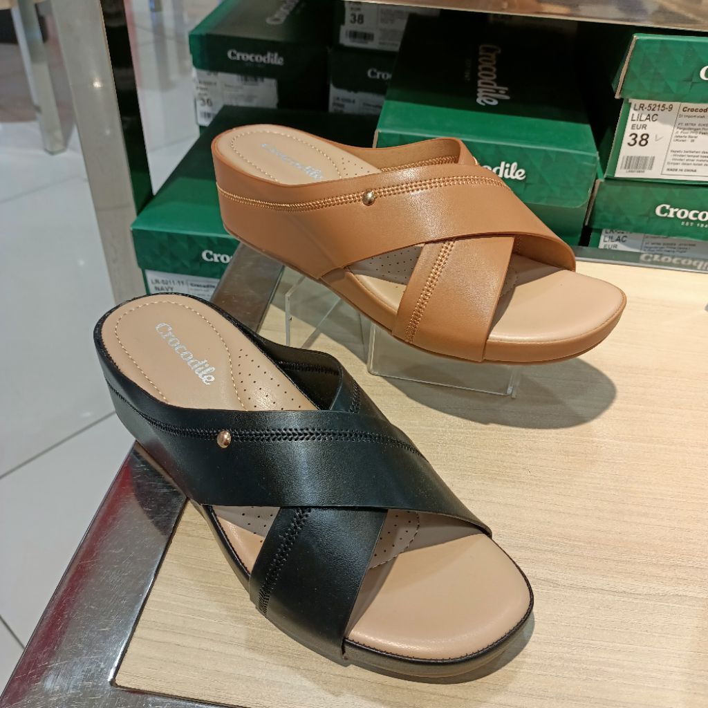 CROCODILE sandal wanita wedges 5cm original