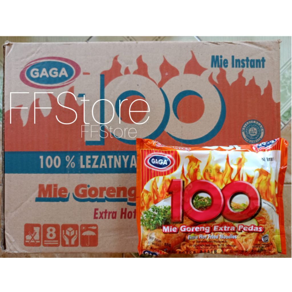 

GAGA Mie 100 Extra Pedas 1 Dus isi 40 (PROMOSI TOKO BARU)