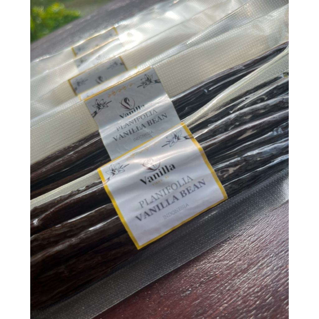 

Vanilla Bean Gourmet, Vanilla Vieny Su, Kualitas Ekspor, Grade A++, satuan per batang