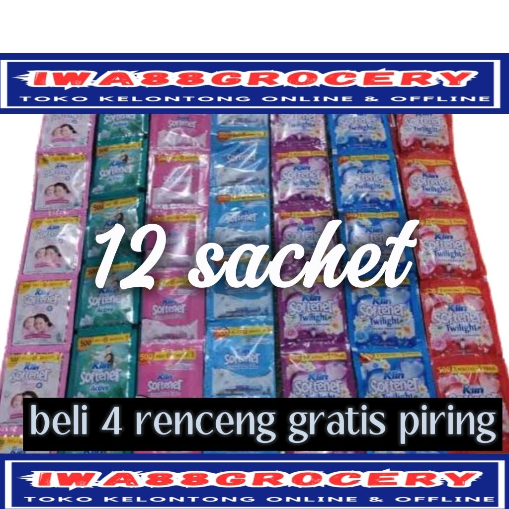 so klin softener pelembut dan pewangi 1x bilas renceng