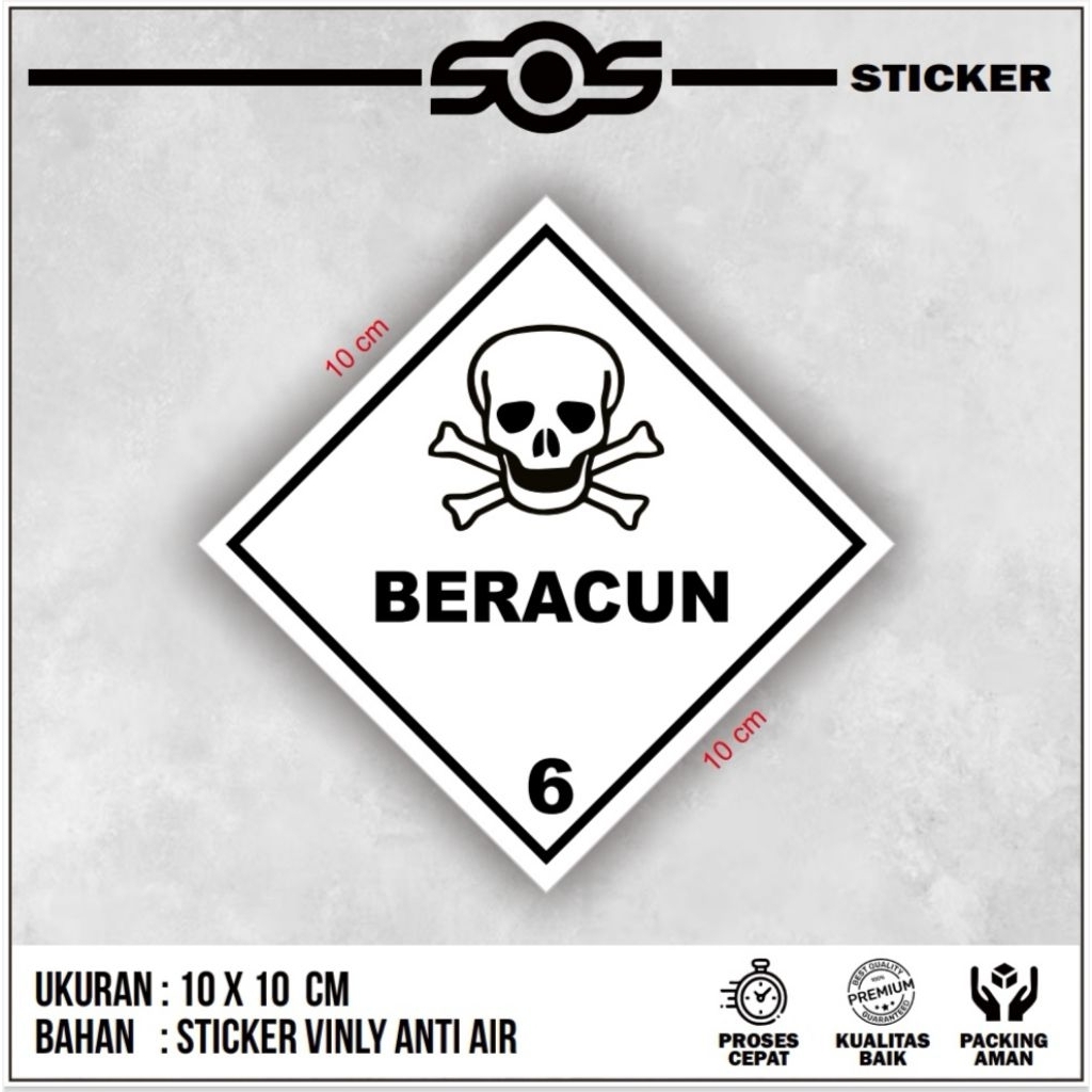 

STICKER SIGN / STICKER TANDA + STICKER LABEL PERINGATAN B3 BERACUN + STICKER LABEL + STICKER PERINGATAN