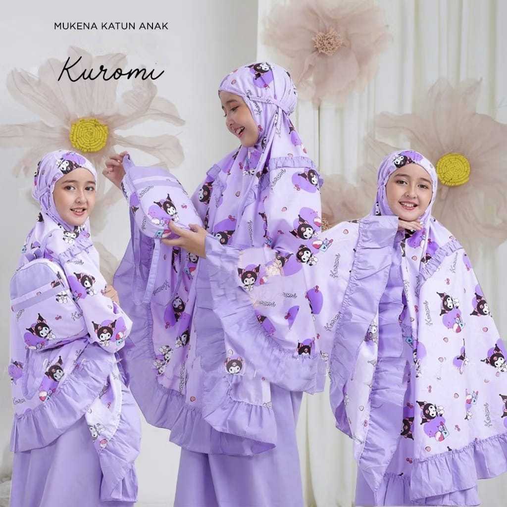 MUKENA KARAKTER USIA 1-8 TAHUN / MUKENAH MUSLIM ANAK PEREMPUAN / MUKENAH TANGGUNG / Bahan Adem