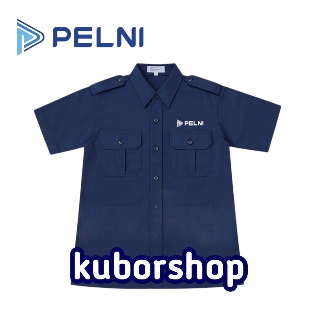 kemeja pelni kemeja kerja pelni seragam pelni kantong satu