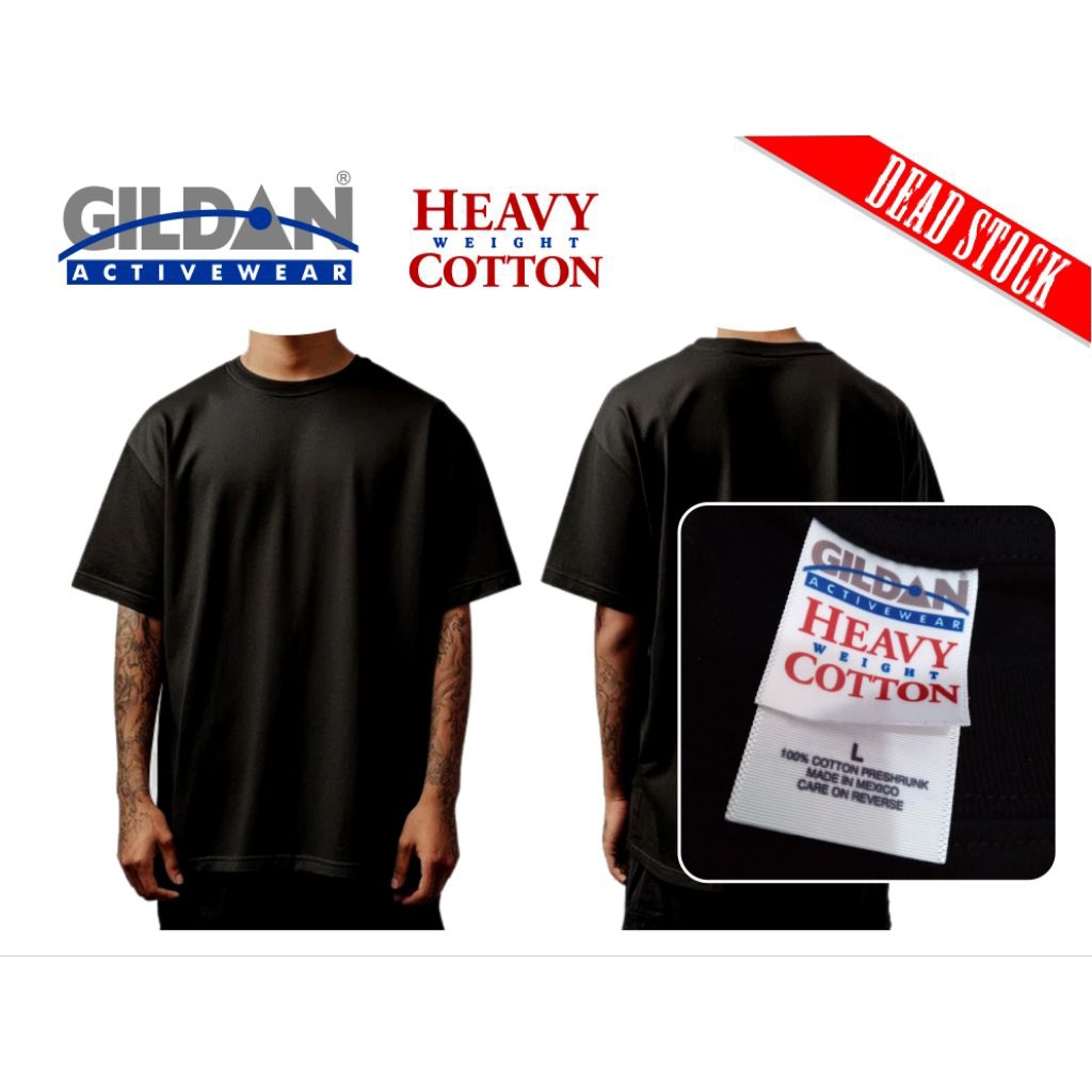 GILDAN HEAVY COTTON | VINTAGE KAOS POLOS IMPORT