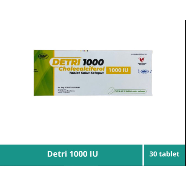 Detri 1000 IU Vitamin D3 1000 IU