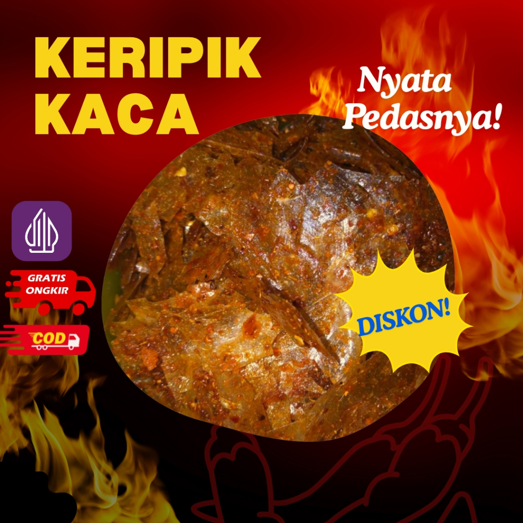

KERIPIK BELING / KERIPIK KACA / KERIPIK BELEDAG