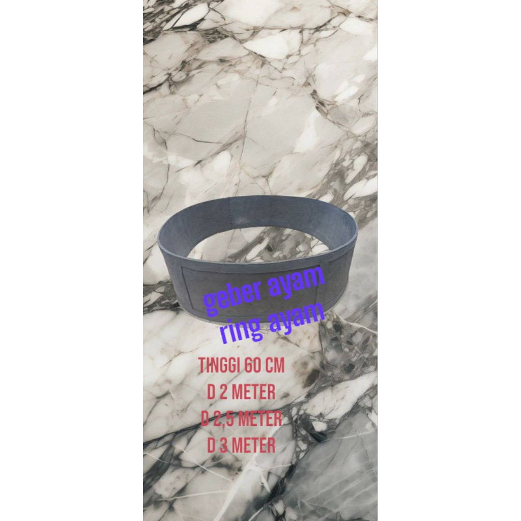 Geber ayam, ring ayam, kalang ayam aduan premium size 2 meter, 2.5 meter dan 3 meter