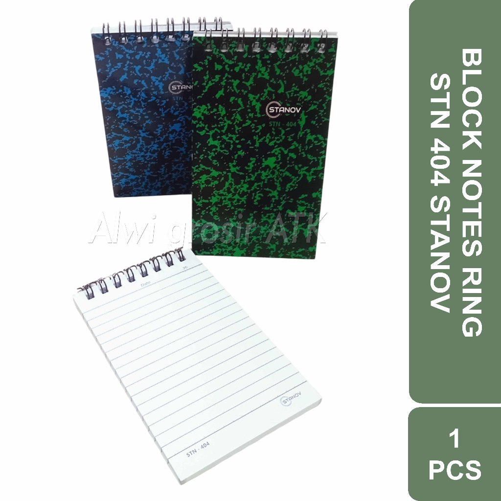 

Block Notes Ring 404 Stanov | 1 Pcs