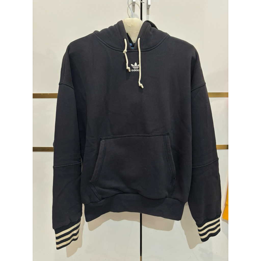 Jaket hoodie Adidas center logo dan big logo