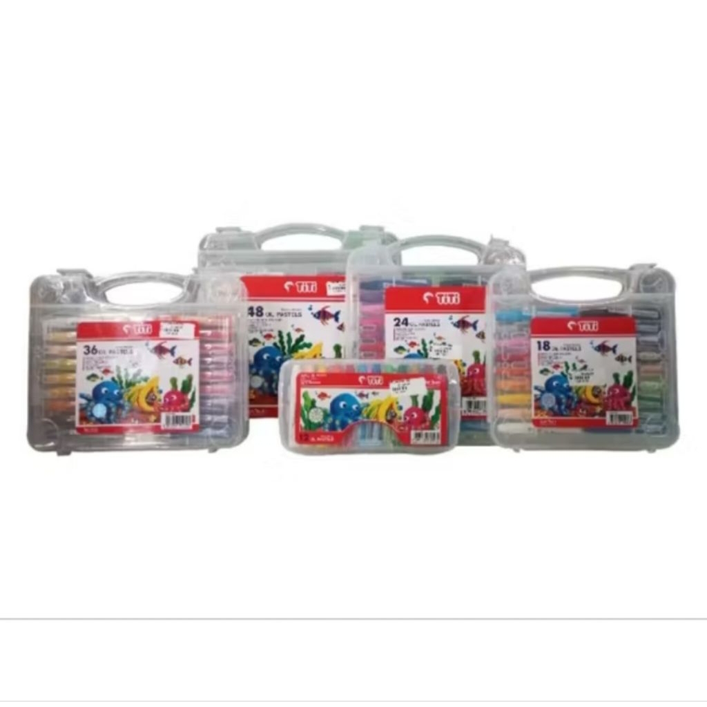 

Crayon TITI / Premium Crayon TITI isi 12,18,24,36,48 Warna / Crayon titi ori