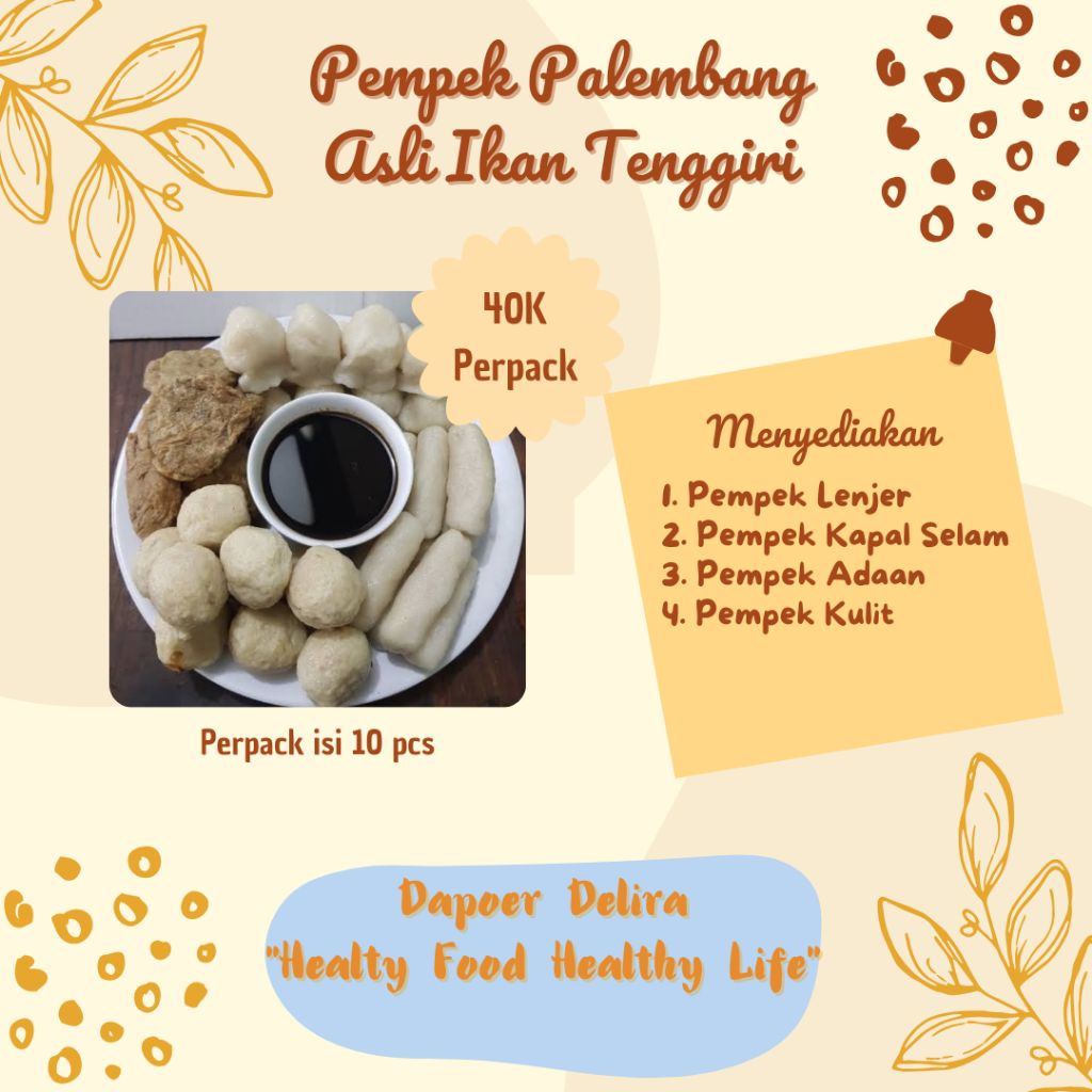 

pempek palembang asli ikan tenggiri