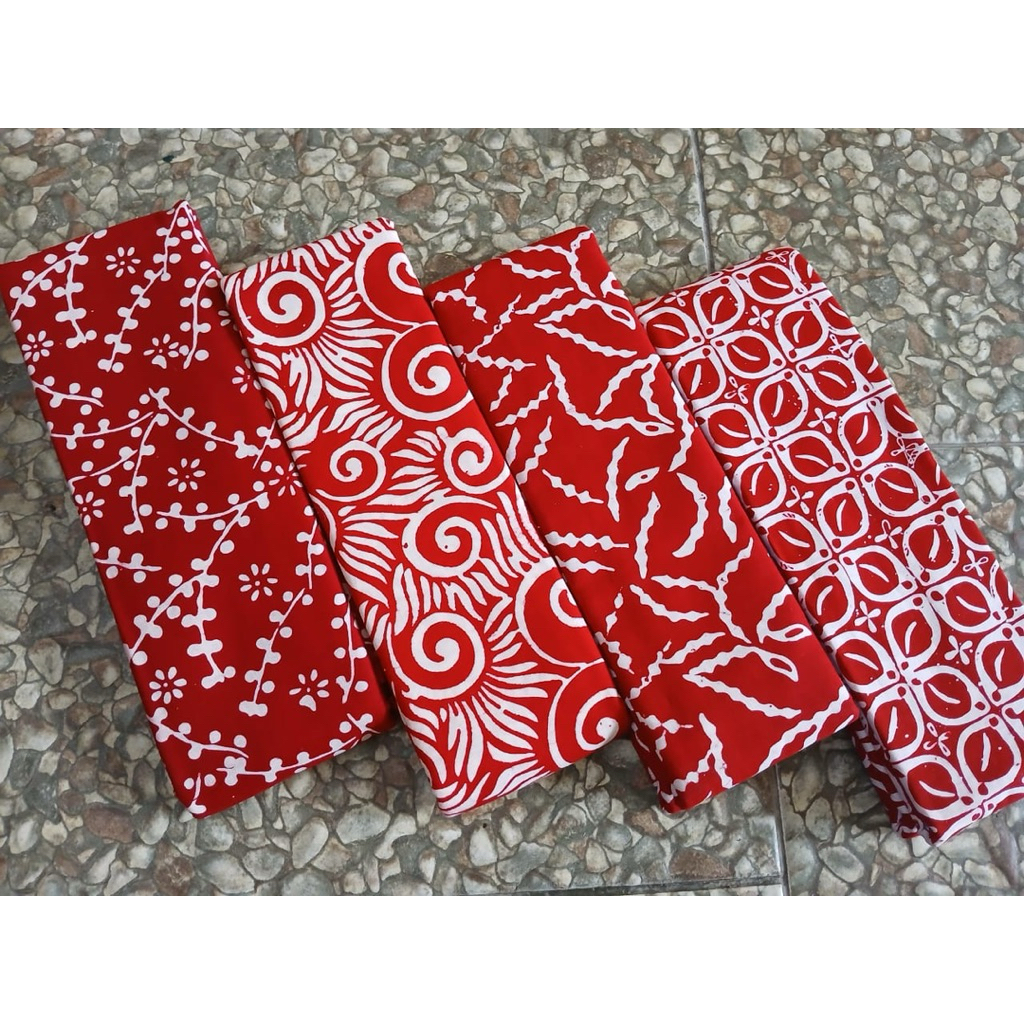 kain batik cap. batik cap. batik merah putih. batik merah. batik kemerdekaan. batik merah