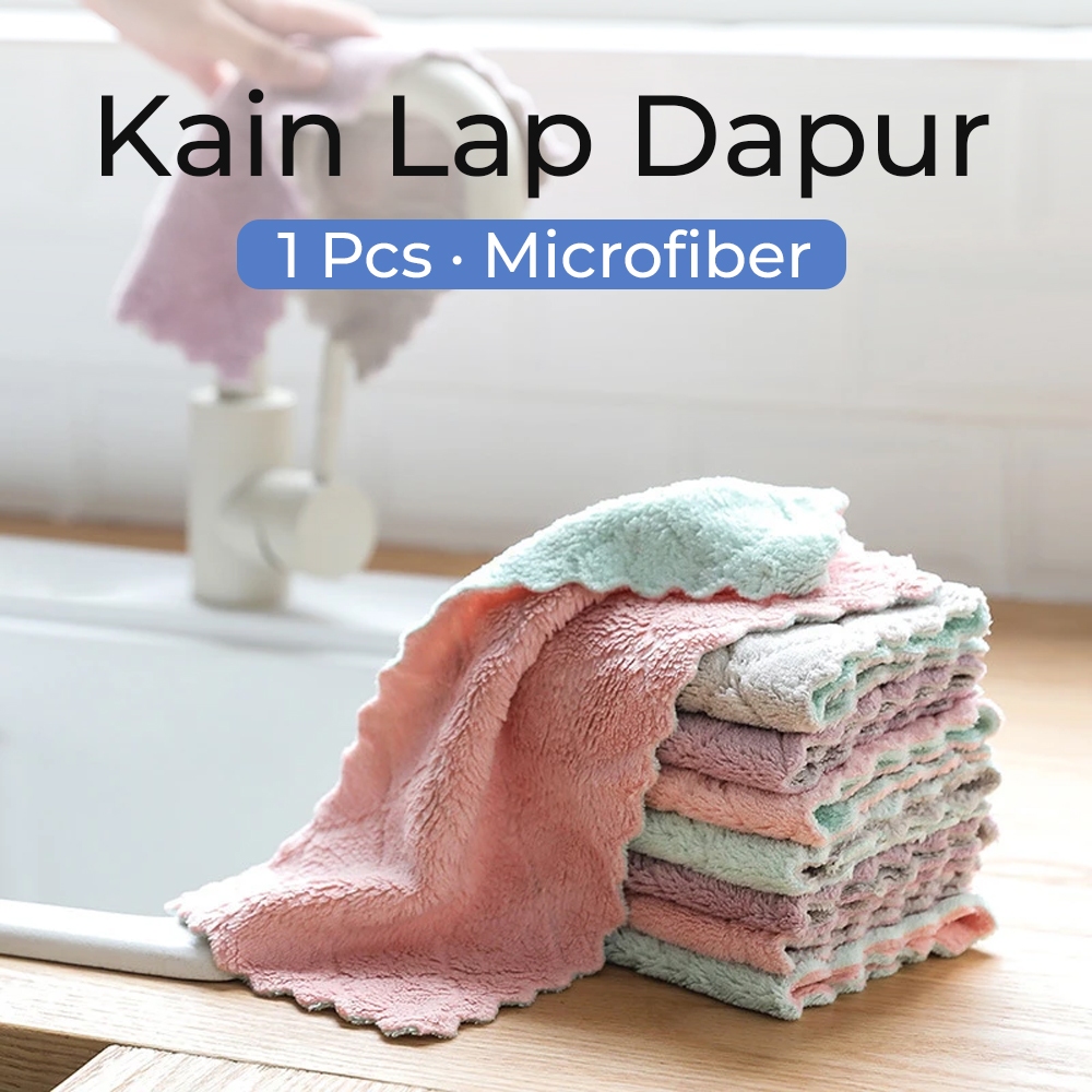 Kain Lap Meja Microfiber / Lap Microfiber Mobil / Kain Lap Dapur