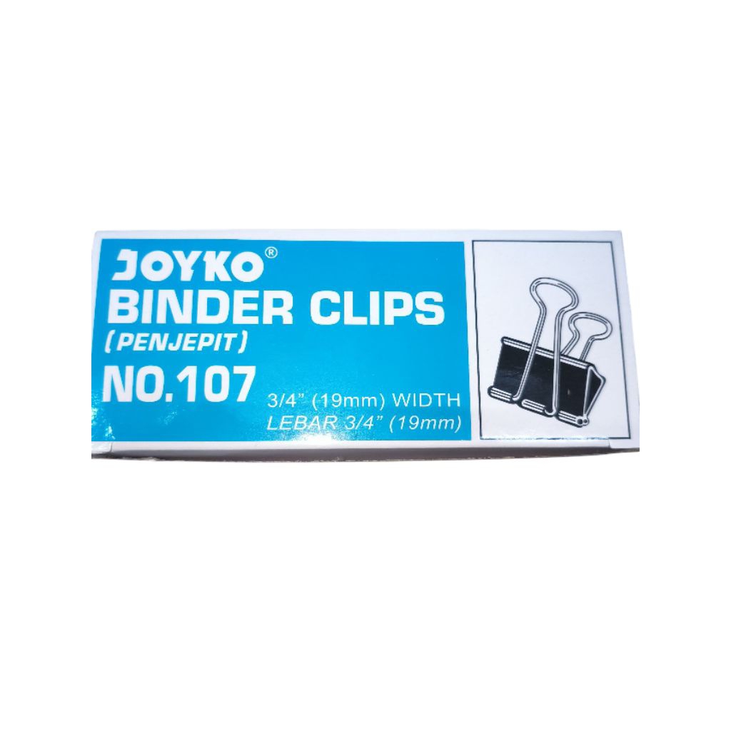 

Binder Clip JOYKO No.105,107,111 – Penjepit Kertas Besar Kuat & Awet