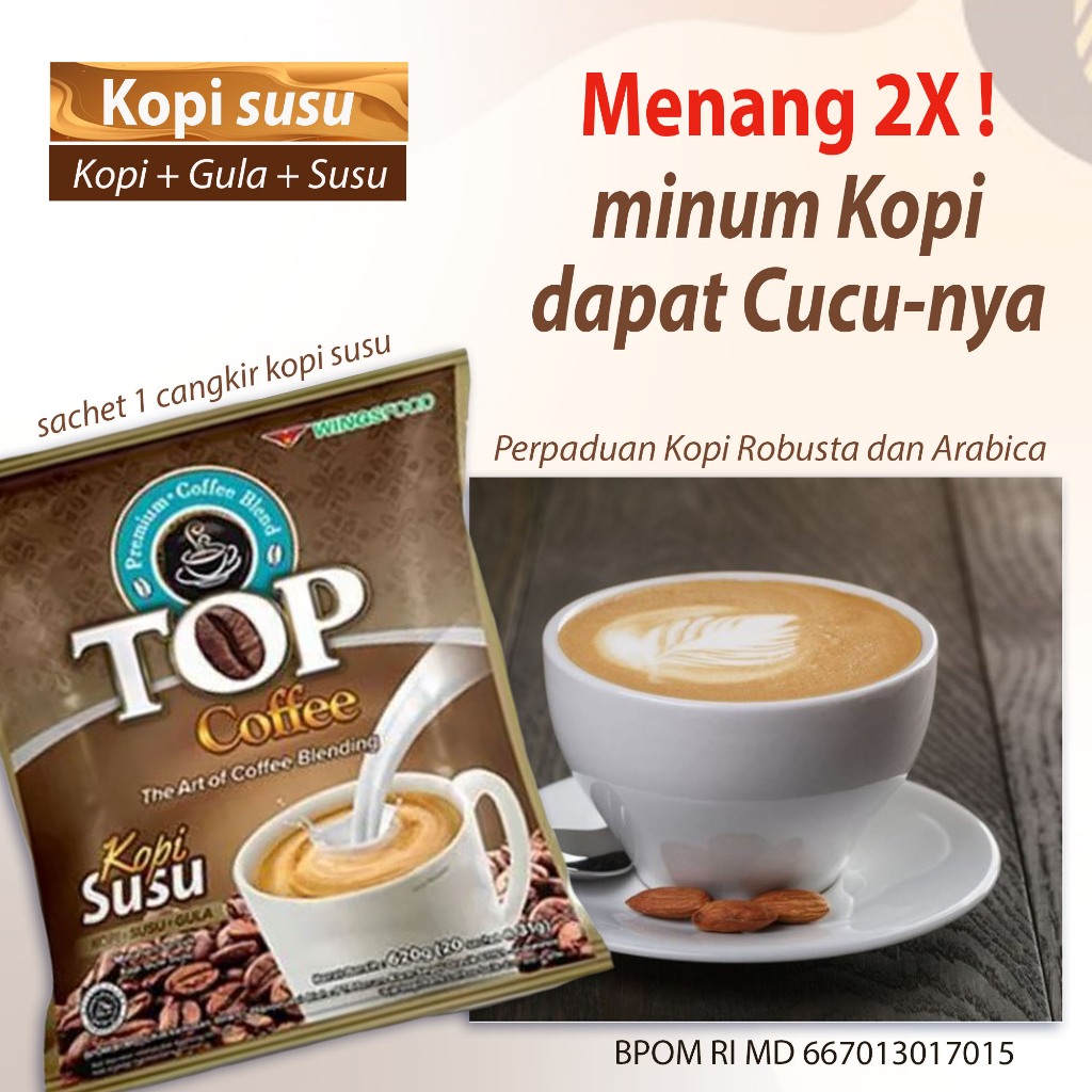 

Kopi susu Instant kopi bubuk susu plus gula instant TERLARIS Aroma kopi Gurih legitnya susu kental Nikmat kopi susu paling banyak dicari saat ini ~ top kopi susu instant sachet