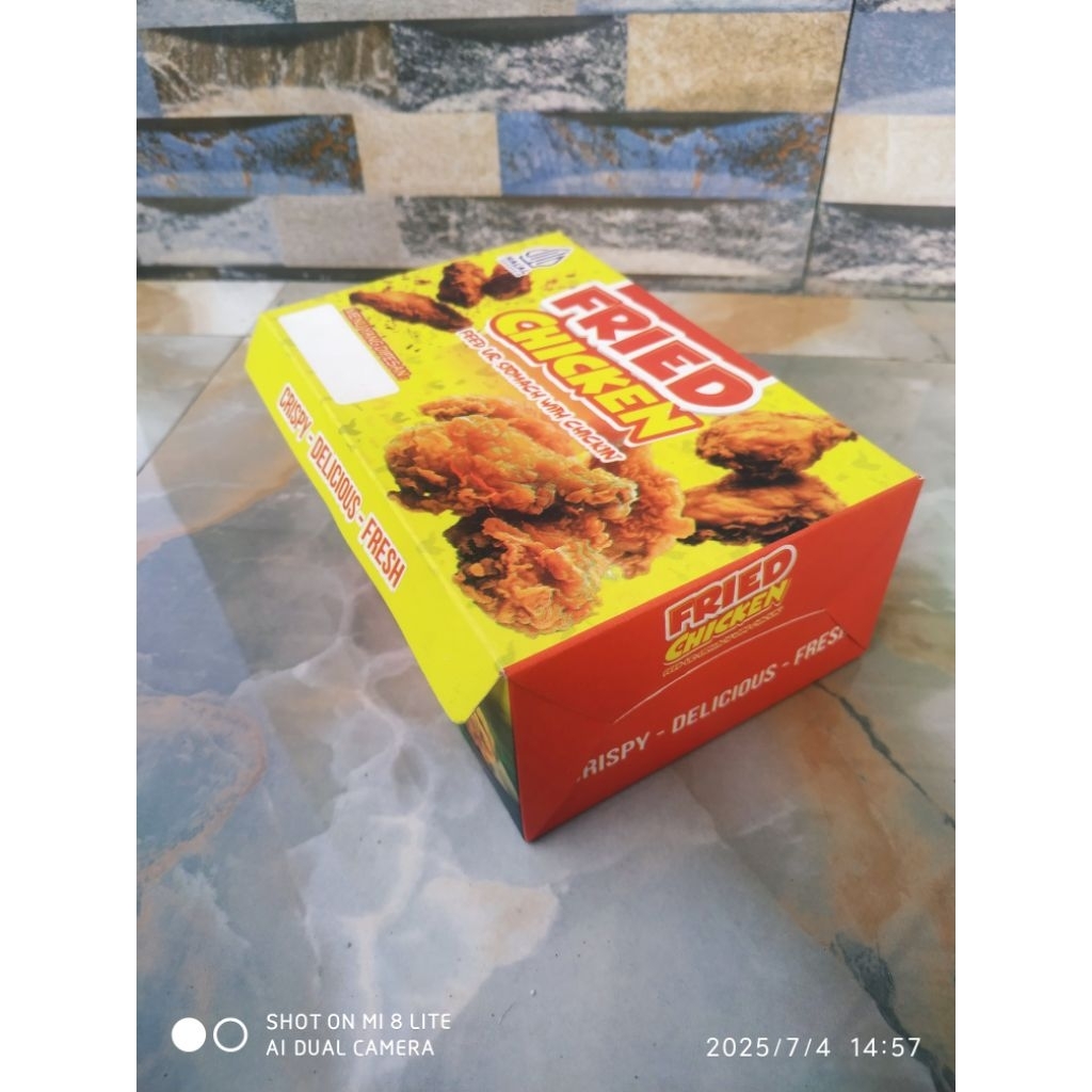 

kotak dus kfc laminasi mantab 50 lembar