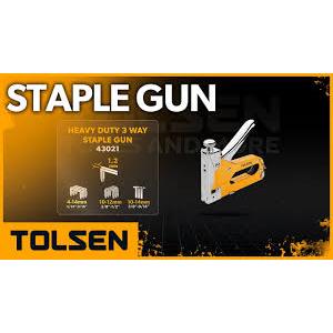 

Staples Tembak 3 in 1 Heavy Duty 4 - 14MM Tolsen / Staples Gun Tacker 3 in 1