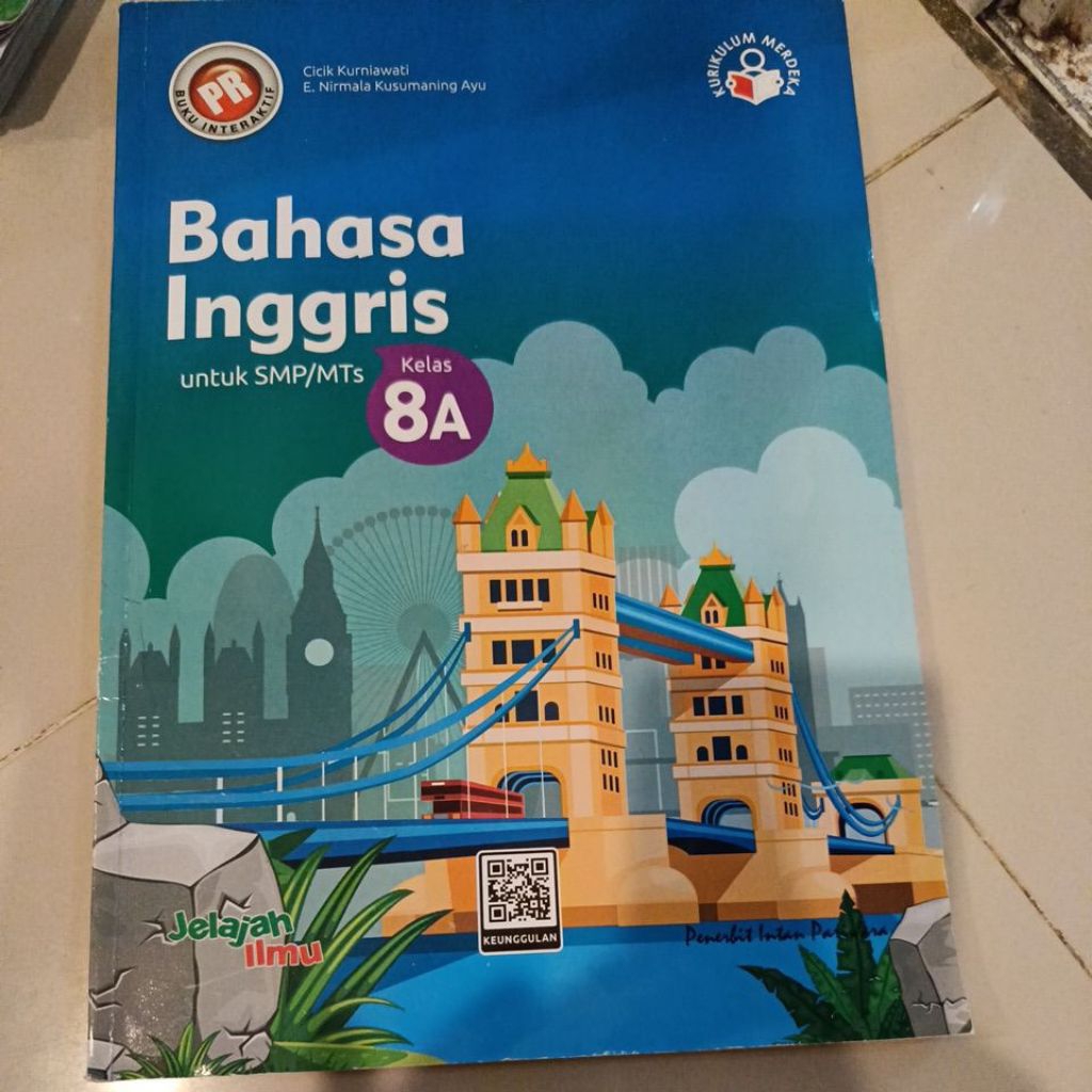 Buku PR Intan Pariwara Kelas 8 Semester 1 - B Inggris