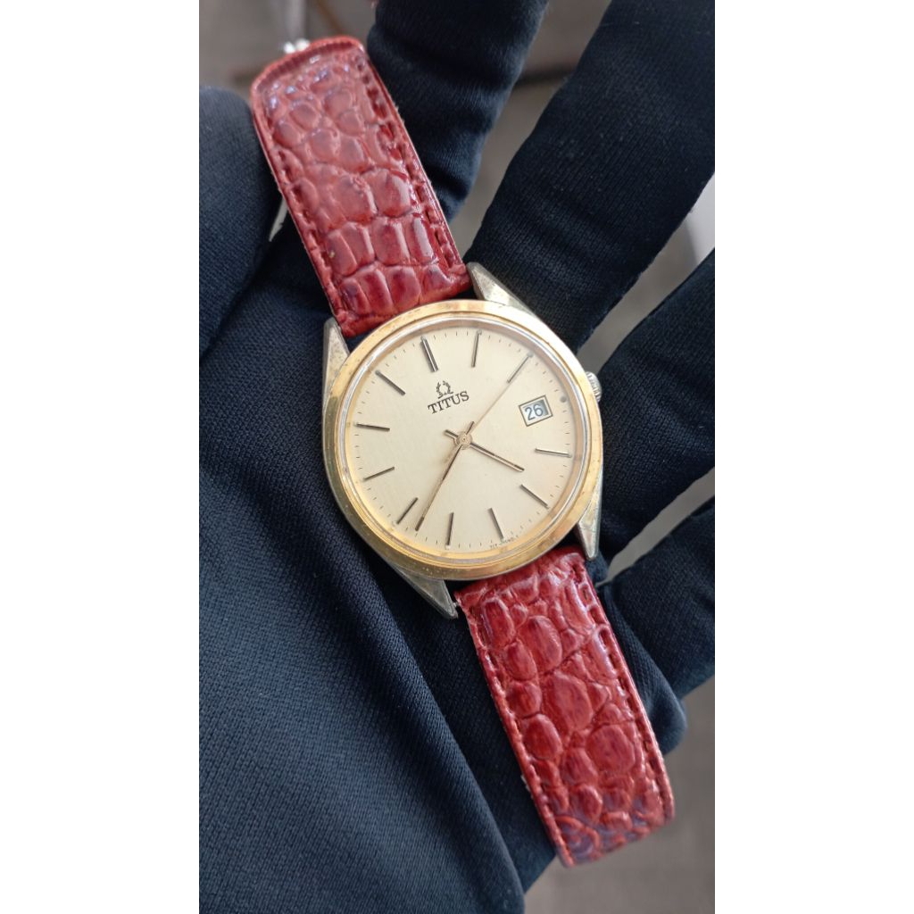 JAM TANGAN TITUS MANUAL WINDING ORIGINAL