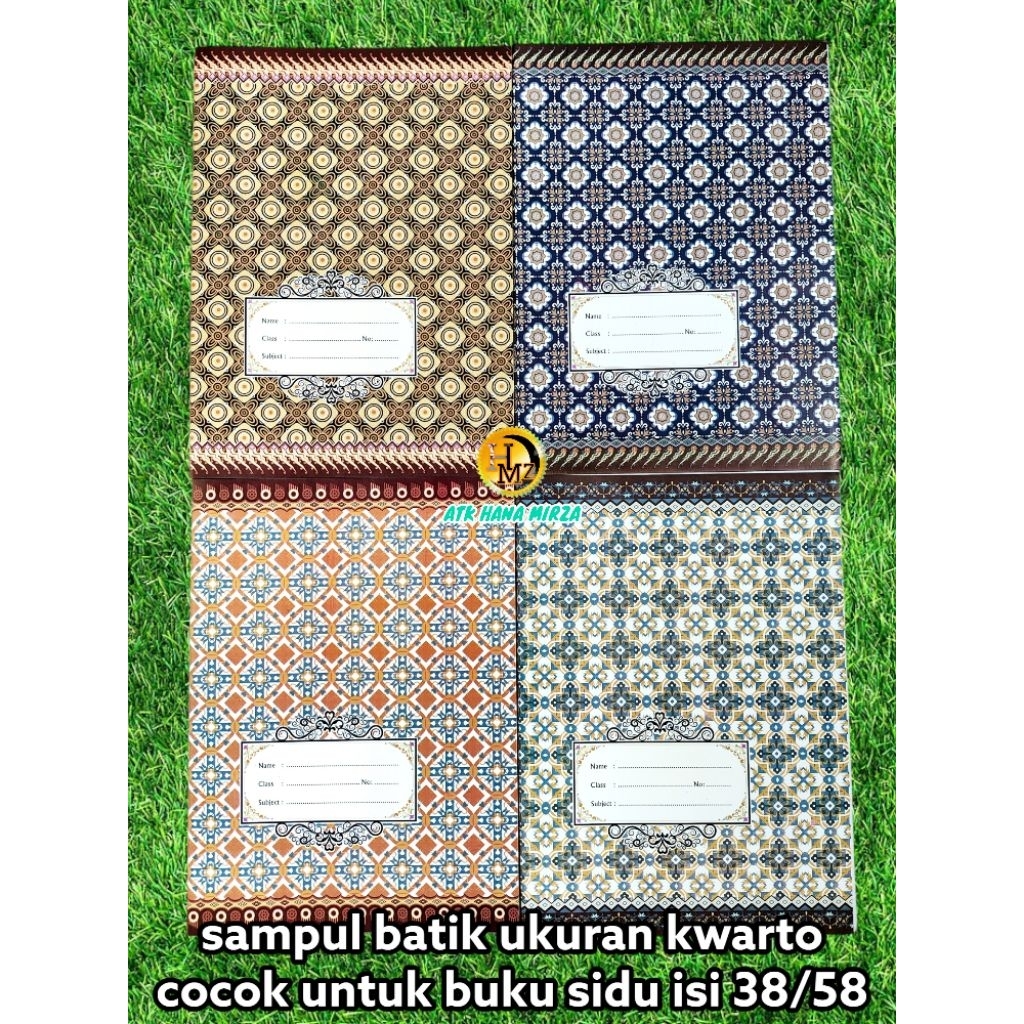 

sampul batik ukuran kwarto 1 pak isi 20 lembar