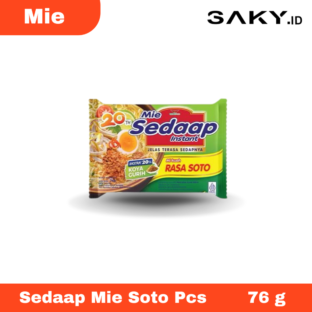 

Sedaap Mie Instant Soto Pcs