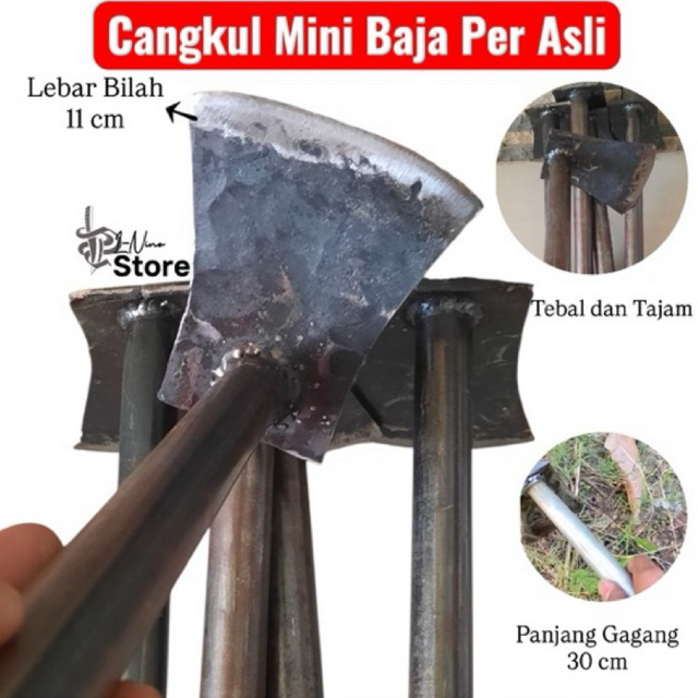 Cangkul Mini Baja Per Asli / Cangkul Baja Tebal