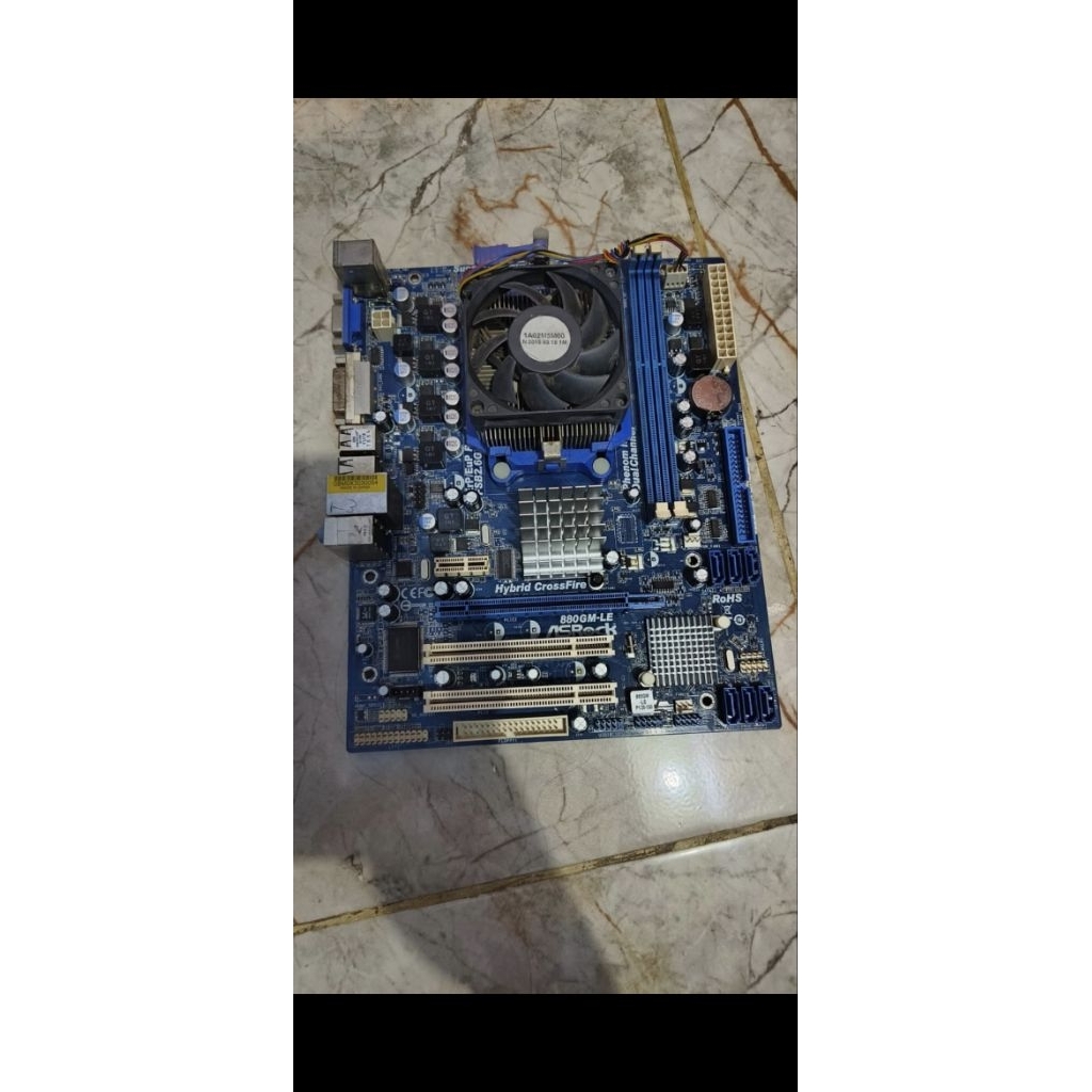 Paket Motherboard AM3 ram 8gb
