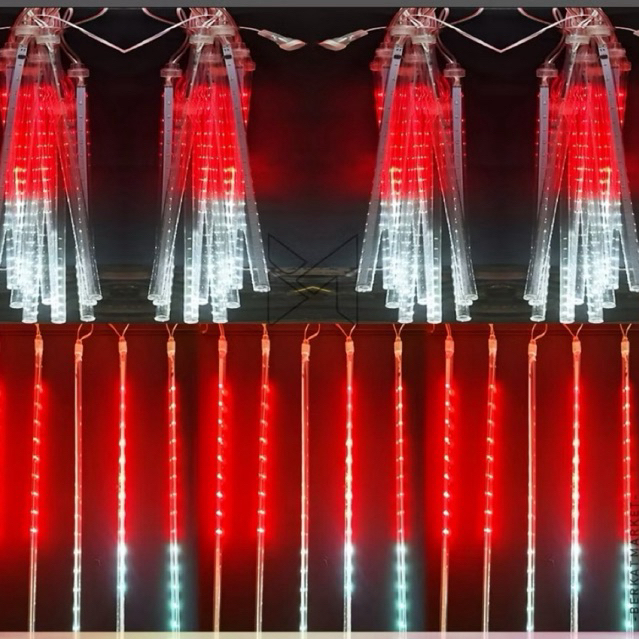 LAMPU HIAS METEOR MERAH PUTIH