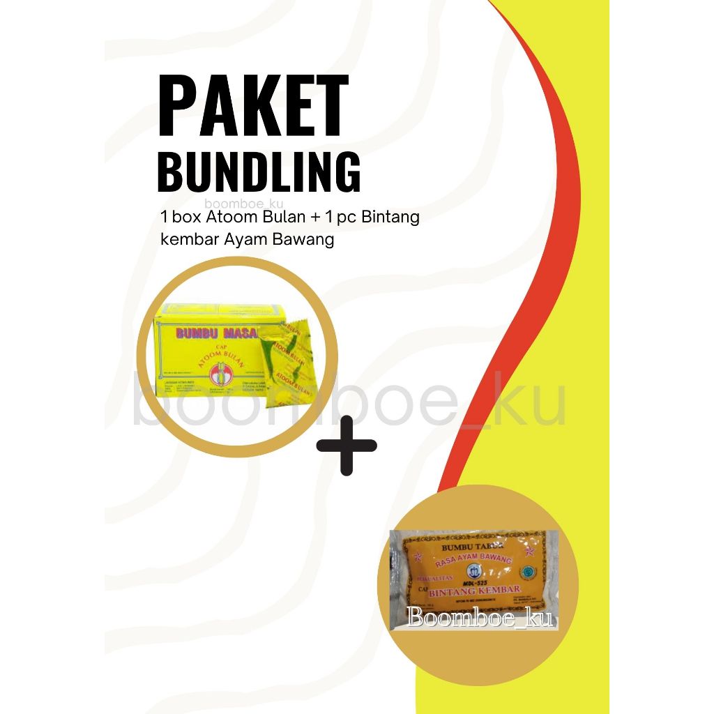 

HEMAT!! Bundling Atoom bulan + Bintang kembar Ayam Bawang