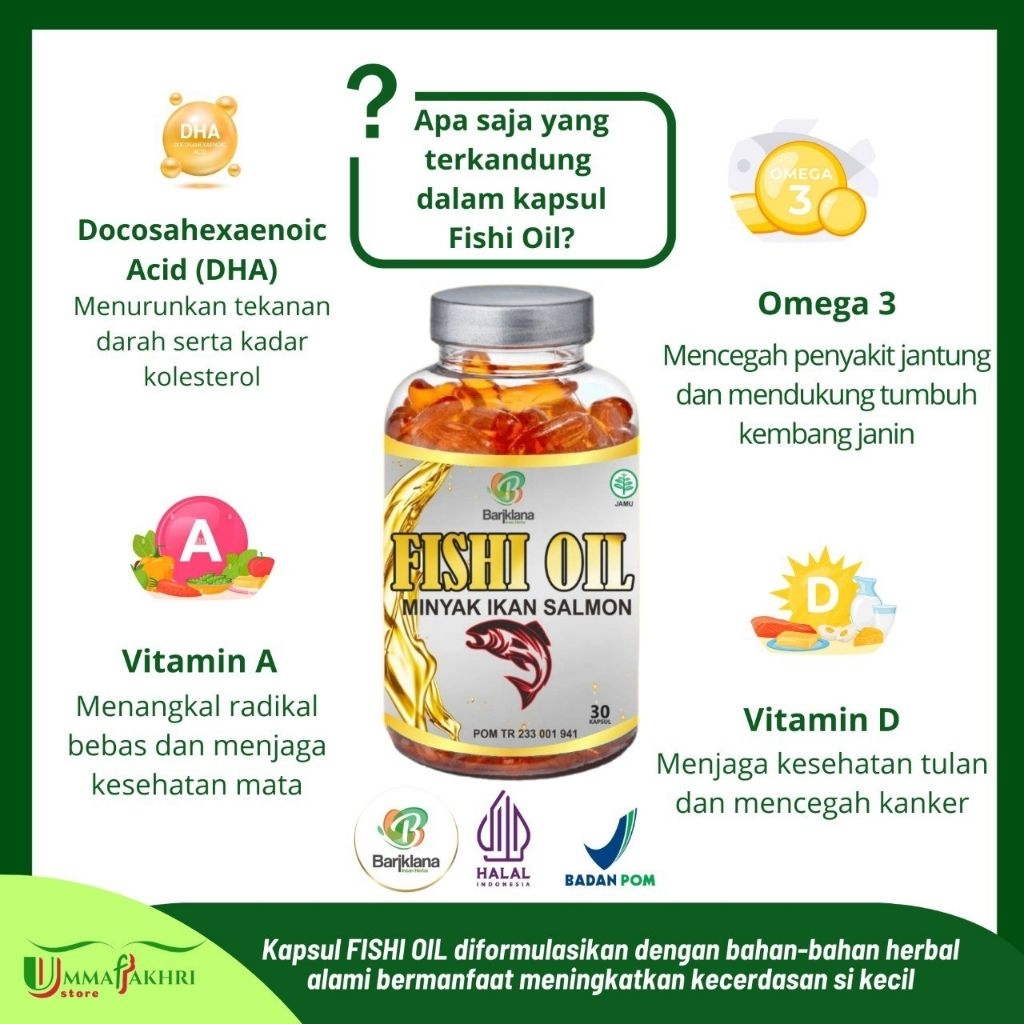 

FISH OIL (MINYAK IKAN SALMON)