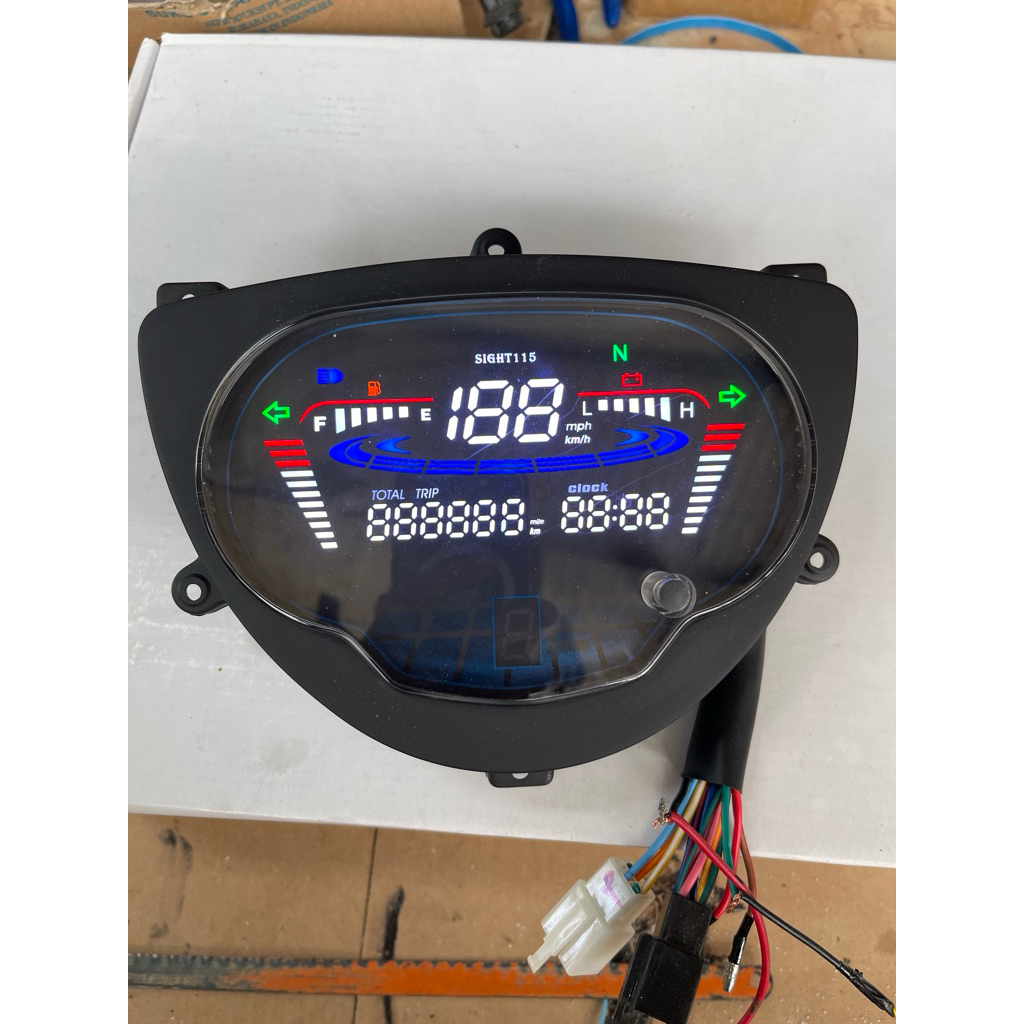 Speedometer Vespa Excel Custom Digital – Gaya Klasik, Teknologi Modern