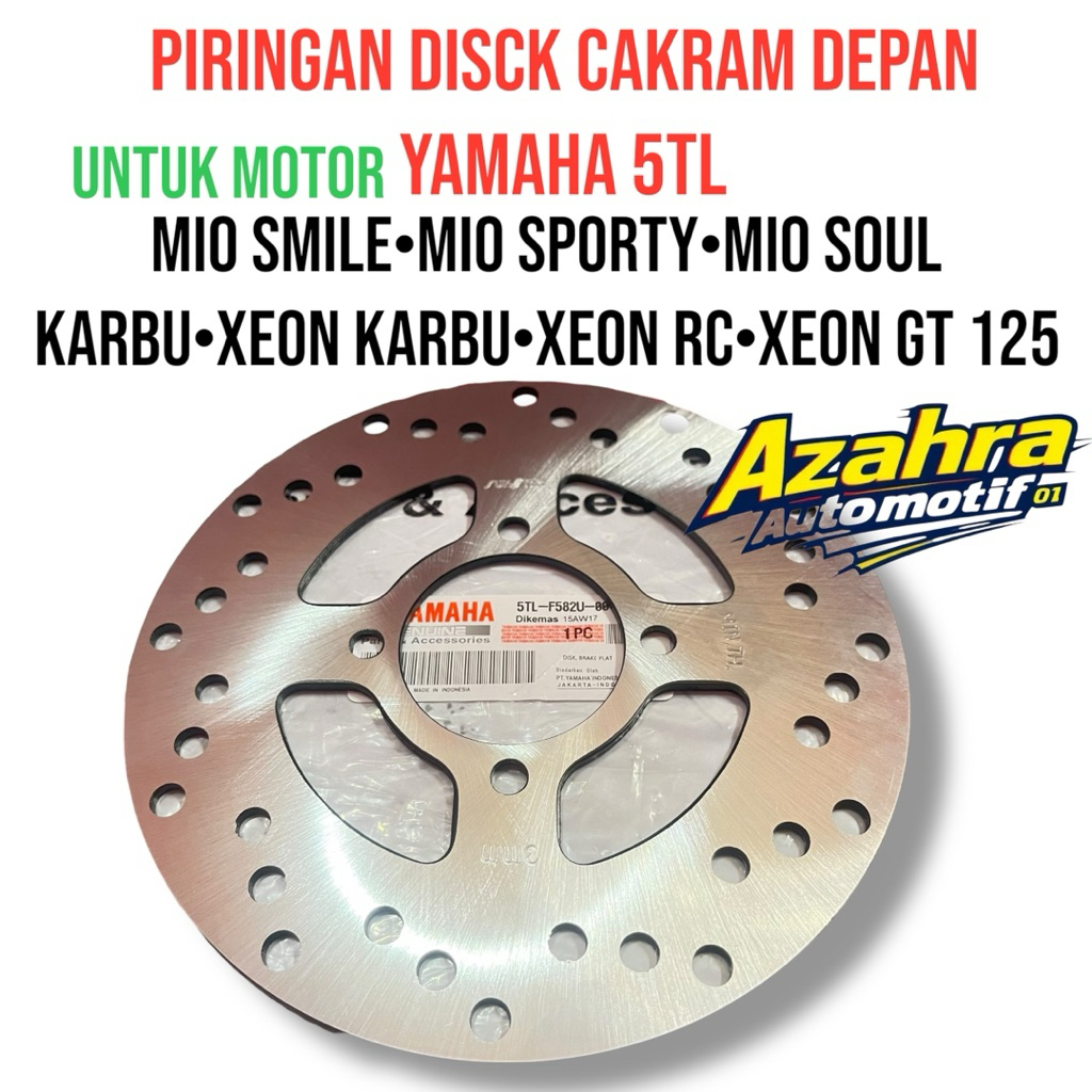Piringan Disck Cakram Depan Yamaha Mio Soul Karbu Xeon RC Xeon Karbu Xeon GT 125 Mio Sporty Mio Smil