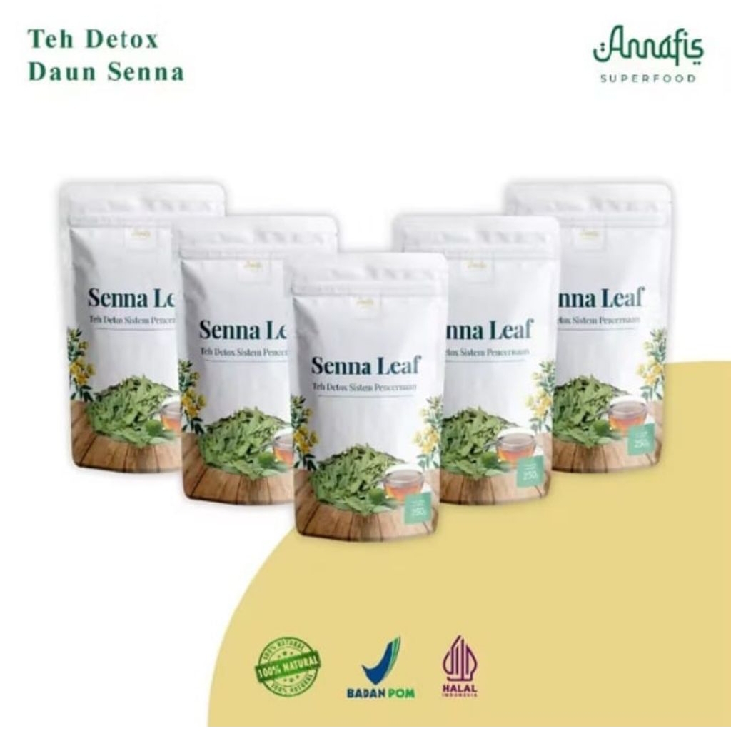 

VARIAN] Original Senna Leaf Annafis Superfood | Daun Senna Membersihkan Usus | Detox Usus