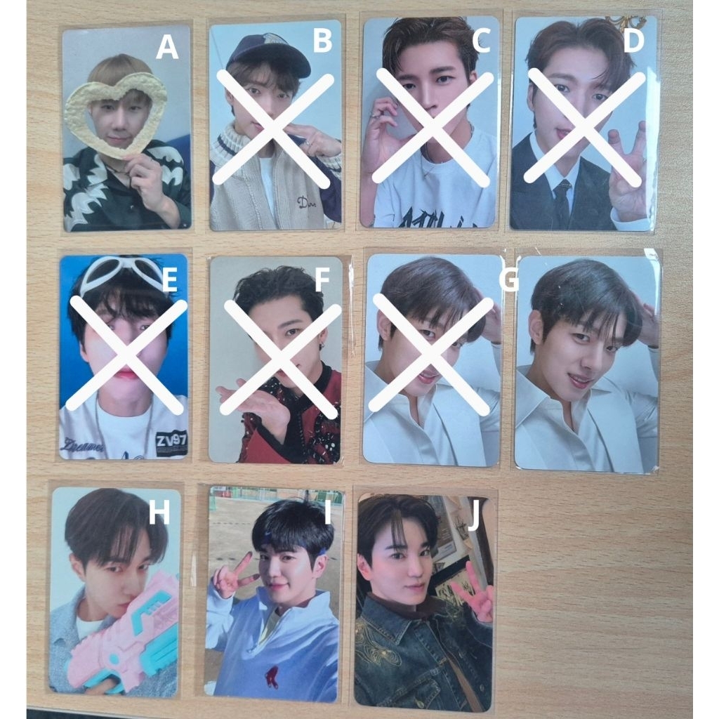 INFINITE Photocard (Sungkyu, Woohyun, Sungyeol, Myungsoo, Sungjong)