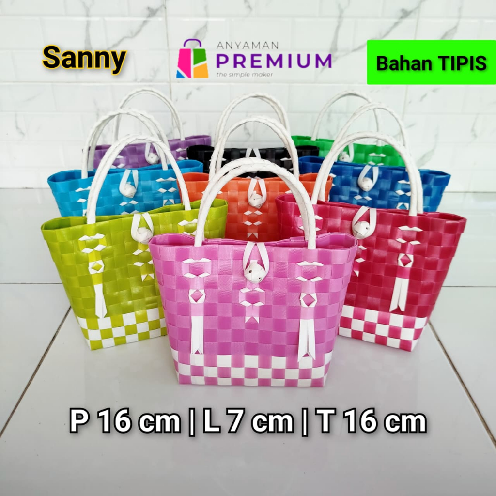 (Sanny) Tas Anyaman/Tas souvenir/Tas Mini