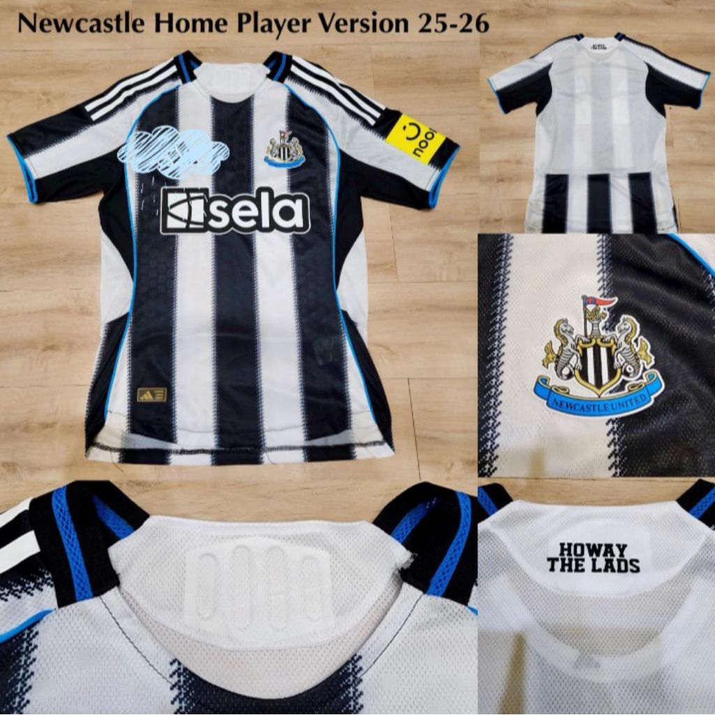 kaos olahraga newcastle home player version25-26