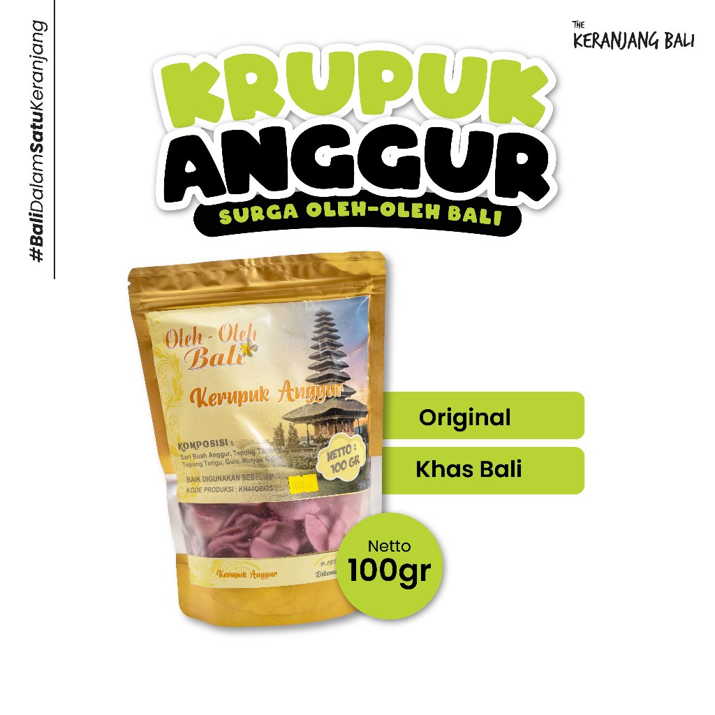 

The Keranjang Bali - Krupuk Anggur Virgo