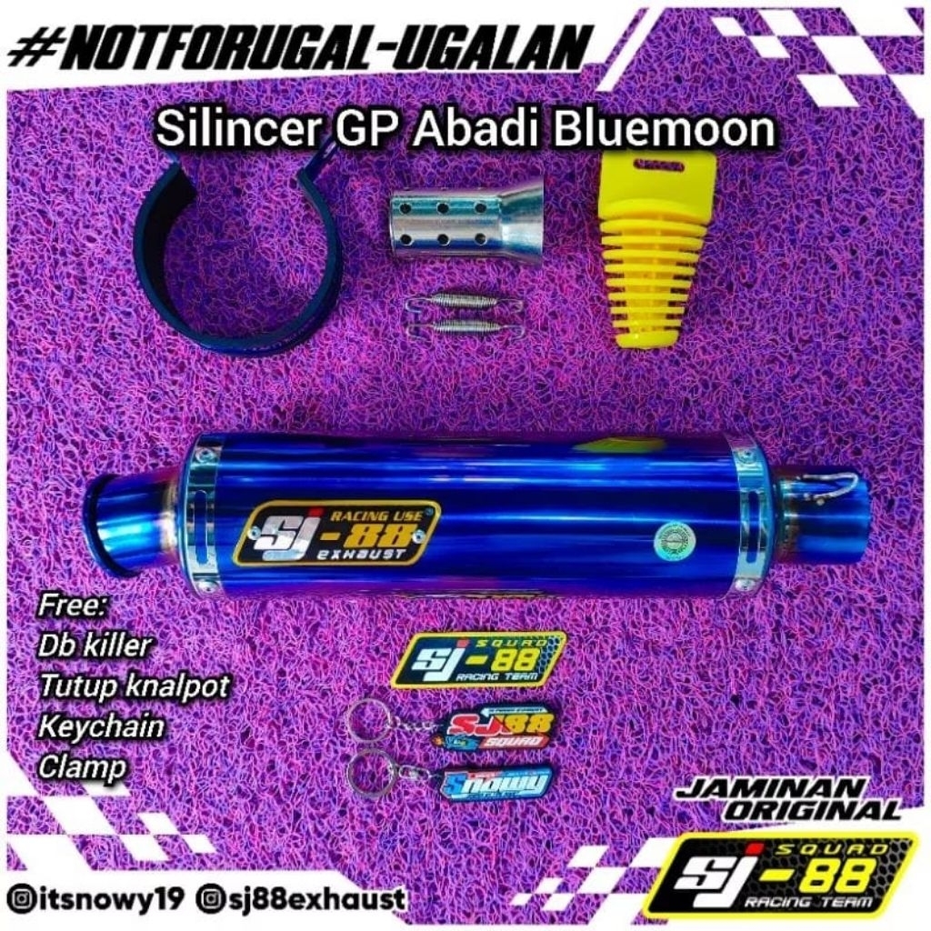 Silincer SJ88 GP Abadi Bluemoon Violet