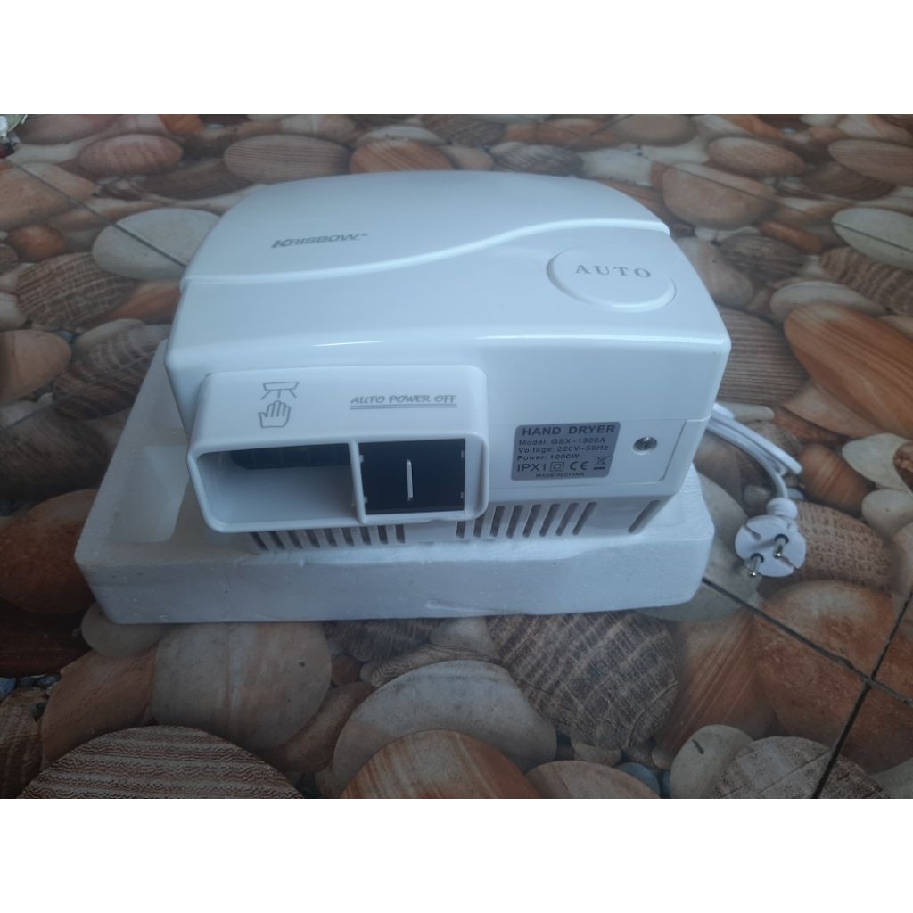 Hand Dryer, Merk : KRISBOW, Model : GSX - 1900 A, Power : 1000 W, Normal