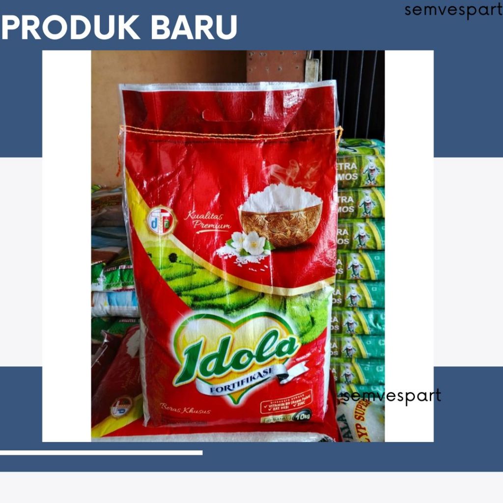 

DINA DINI Beras Idola Fortifikasi 10kg ✓B3✓zat besi✓ zinc