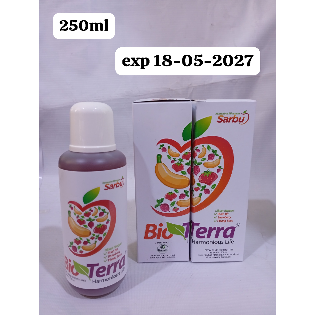 

BioTerra Sari Buah Original 250ml